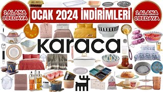 KARACA İNDİRİMLERİ  MUTFAK ÇEYİZLİK EŞYALARI  1 ALANA 1 BEDAVA  KARACA KAMPANYALARI  OCAK 2024 [upl. by Lauro206]