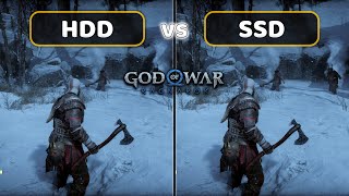 175GB 😮Do You Really Need SSD God of War Ragnarok  HDD vs SSD [upl. by Reiko]