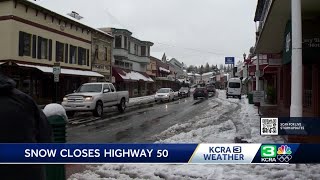 Placerville spends much of day in dark from outages caused by snowstorm [upl. by Hanser]