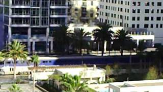 Amtrak Coaster and BNSF in San Diego [upl. by Kellda]