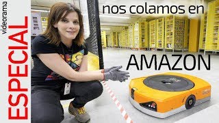 Nos colamos en el almacén ROBOTIZADO de Amazon [upl. by Trela664]