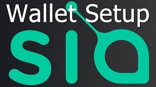 Siacoin Wallet  Installation Address Setup amp Basic Usage [upl. by Arrotal]