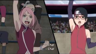 Mitsuki vs Toroi Inojin vs Araya Sarada Win in 3 Seconds  Boruto Chunin Exams Boruto Ep 58 [upl. by Drawe]