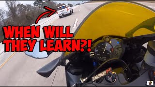 Sportbikers RUN From CRAZY Texas Police Officers  Bikes VS Cops 82 [upl. by Annoed]