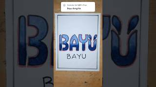 write Bayus name [upl. by Eidas]