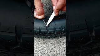 Tire repair with glue goodtools short [upl. by Ortrud235]