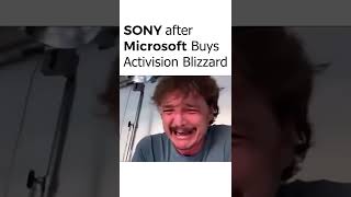 SONY after Microsoft Buys Activision Blizzard shorts [upl. by Ennairek570]