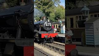 Ex GWR 460 Hall Class Pitchford Hall Running Around At Grosmont [upl. by Dhruv]