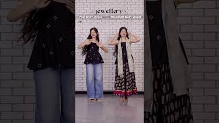 Pear Shaped Body Styling vs Rectangle Body Shape Styling for Short Kurti  Jhanvi Bhatia [upl. by Yessak706]