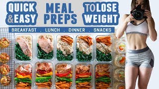 How I Meal Prep  Quick amp Easy  Healthy Recipes To Lose Weight [upl. by Jaycee503]