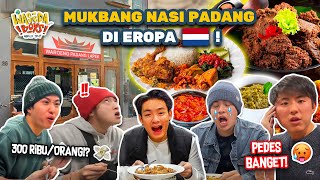 MAKAN NASI PADANG TERENAK DI EROPA PER ORANG 300 RIBU PEDES BGT  WORLD TRIP [upl. by Mazur]