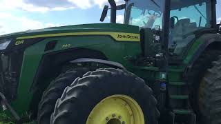 John Deere 8R 340 Idle Sound [upl. by Pedaiah]