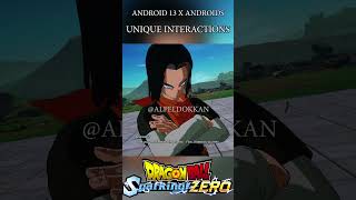 Android 13 DISSES The Other Androids dragonball dbz goku sparkingzero shorts anime [upl. by Xino226]