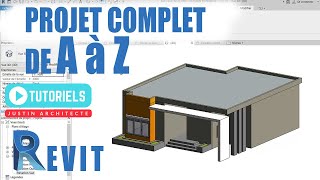 TUTO REVIT ARCHITECTURE EN FRANCAIS PROJET COMPLET DE A à Z [upl. by Laddie300]