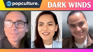 Dark Winds Stars Zahn McClarnon Kiowa Gordon and Jessica Matten Talk New MurderMystery AMC Series [upl. by Elyad]