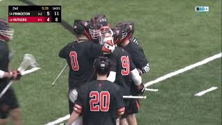 Rutgers vs Princeton Lacrosse Highlights 2024 College Lacrosse [upl. by Fraze713]