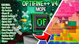 Best optifine for Minecraft PE 120 [upl. by Ettenor]