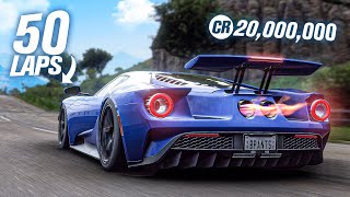 50 LAPS of GOLIATH in Forza Horizon 5 10h Longest Race [upl. by Netsrejk]