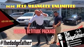 2020 Jeep Wrangler Unlimited Sahara Altitude Package WalkAround [upl. by Yelyk170]