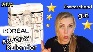 LORÈAL ADVENTSKALENDER 2024  UNBOXING  12 TÜRCHEN [upl. by Forbes608]