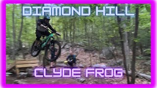 Diamond Hill Mountain Biking  Sessioning Clyde Frog [upl. by Omero436]