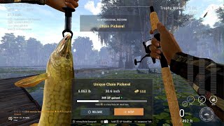 Fishing Planet  Unique Chain Pickerel  Quanchkin Lake [upl. by Spillihp]