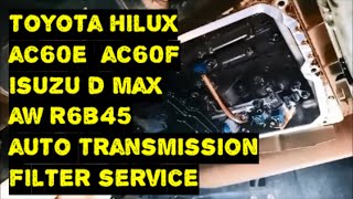 AC60E AC60F AWR6B45 Automatic Transmission Filter Service Lubegard ATF Platinum How to DIY [upl. by Hall]