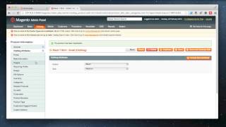 Magento  How to add a configurable product [upl. by Ellata]