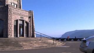 78 MPH Winds at Vista House [upl. by Nortyad]