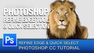 Photoshop Refine Edge Tutorial  Photoshop CC 2020 [upl. by Akilat]