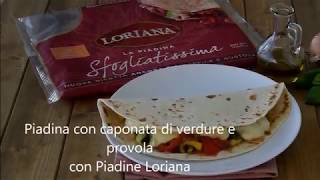 Piadina con caponata di verdure e provola [upl. by Razal]