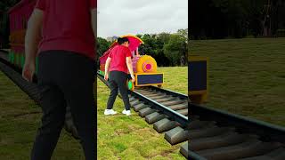 Special effects Animated train that stops when you wave 2 [upl. by Cardew]