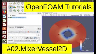 OpenFOAM Tutorials mixerVessel2D 02 [upl. by Nnylecyoj495]