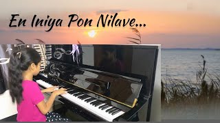 En Iniya Pon Nilave Piano Cover by Riya  Moodu Pani  Ilaiyaraaja  Riya Rhythms [upl. by Krenek]