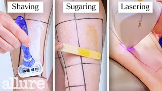 Every Method of Leg Hair Removal 21 Methods  Allure [upl. by Aeel]