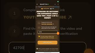 Memefi Video Code today  MEMECOIN OR SHITCOIN THE DIFFERENCE COULD SAVE YOU  PART 3 OF 6  MEMEFI [upl. by Nakhsa]