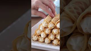 Trubochki Pizzelles with filling [upl. by Nosimaj682]