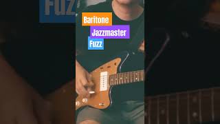 Jazzmaster baritone fuzz youtubeshorts guitar fender reels [upl. by Yenduhc]