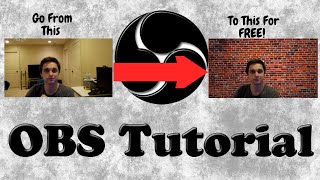 OBS Tutorial Free Virtual Green Screen [upl. by Sicard892]