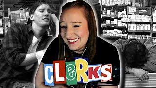 Clerks 1994 ✦ First Time Watching Reaction ✦ quotIn a rowquot 😂 My new favourite comedy [upl. by Naitsyrk279]