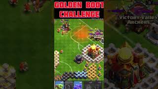 How to 3 star golden boot challenge shorts clashofclans [upl. by Tips]