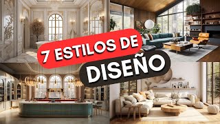 Descubre los 7 Estilos de Diseño de Interiores que Transformarán tu Hogar [upl. by Vinaya]