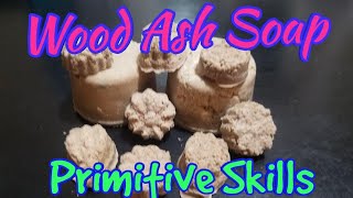 Wood Ash Soap  Primative skills [upl. by Negah]