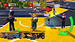 Hoops Life BEST Build Park Takeover w Yrnk amp Beat Trash Talkers  Undefeated Duo [upl. by Thorvald]