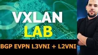 VXLAN BGP EVPN  L2VNI amp L3VNI LAB  Troubleshoot [upl. by Oiramrej]