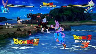 Beerus Vs Fused Zamasu Goku Black and Anilaza  Dragon Ball Super amp Budokai 3 Music Sparking ZERO [upl. by Tareyn74]