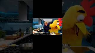 Gordon Ramsay AI vs Giant Chicken MichelinStar Kitchen Mayhem [upl. by Yekciv581]