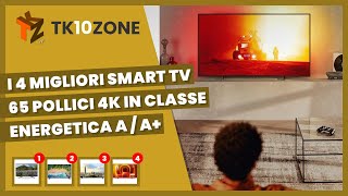 I 4 migliori Smart TV 65 pollici 4K in classe energetica A  A [upl. by Lalo]