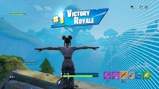 FORTNITE First Win with quotLUXEquot BACK BLING “HIGH CALIBER” GAMEPLAY  SEASON 8 BATTLE PASS Showcase [upl. by Ronn]