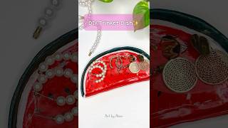 DIY Trinket Tray  Mouldit Clay Art 🍉 shorts youtubeshorts diy art clayart viral [upl. by Erdnassak289]